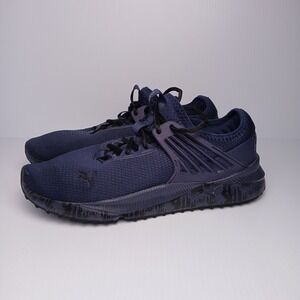 Puma Pacer Future Knit Mens Navy Blue Black Sneakers 392801-01 Size 11